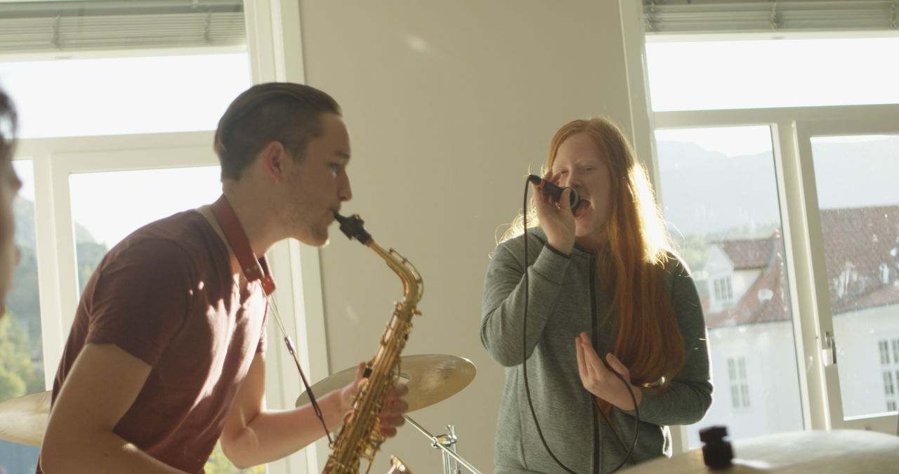 Bilde av samspel på musikklinja