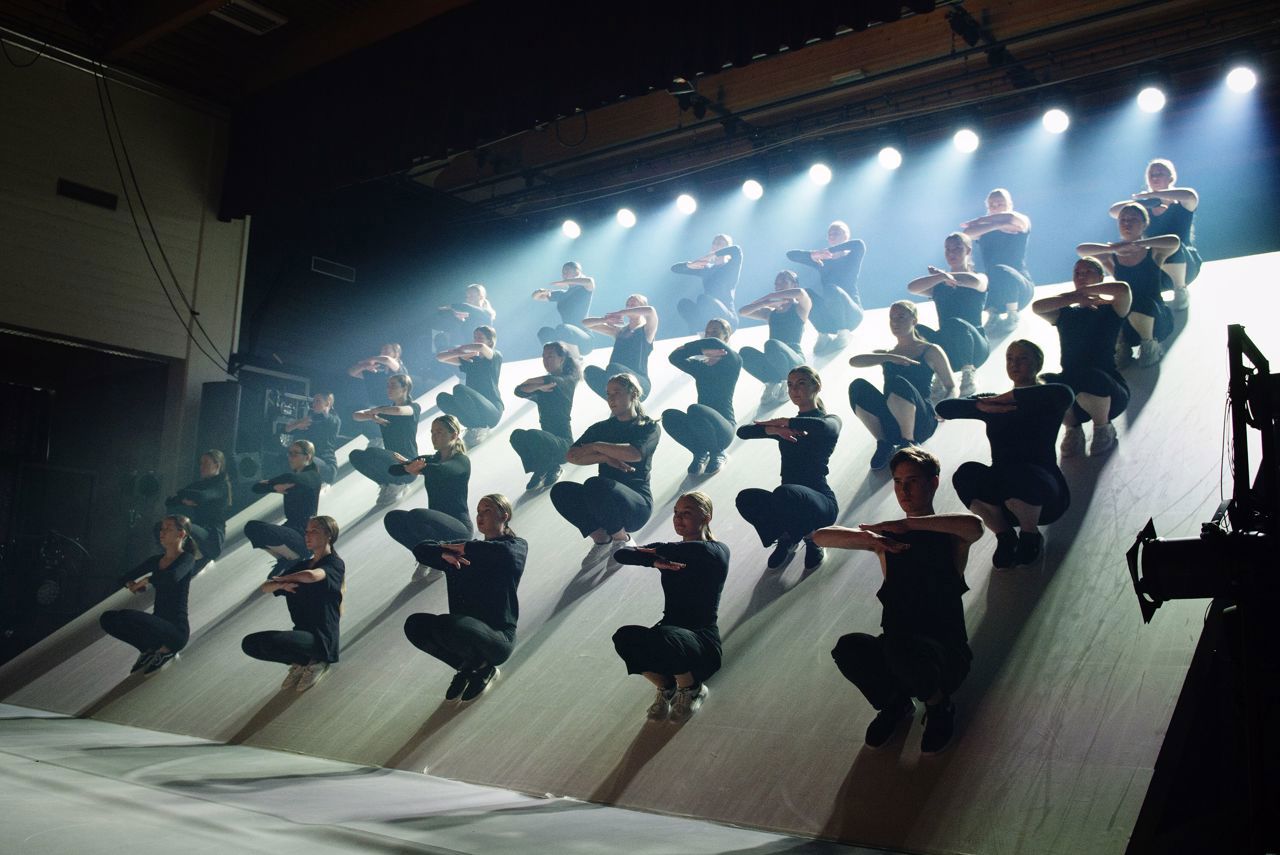 Bilde frå danseframsyning Grep i Aulaen